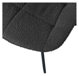 Sutton Dining Chair - Anthracite bouclé