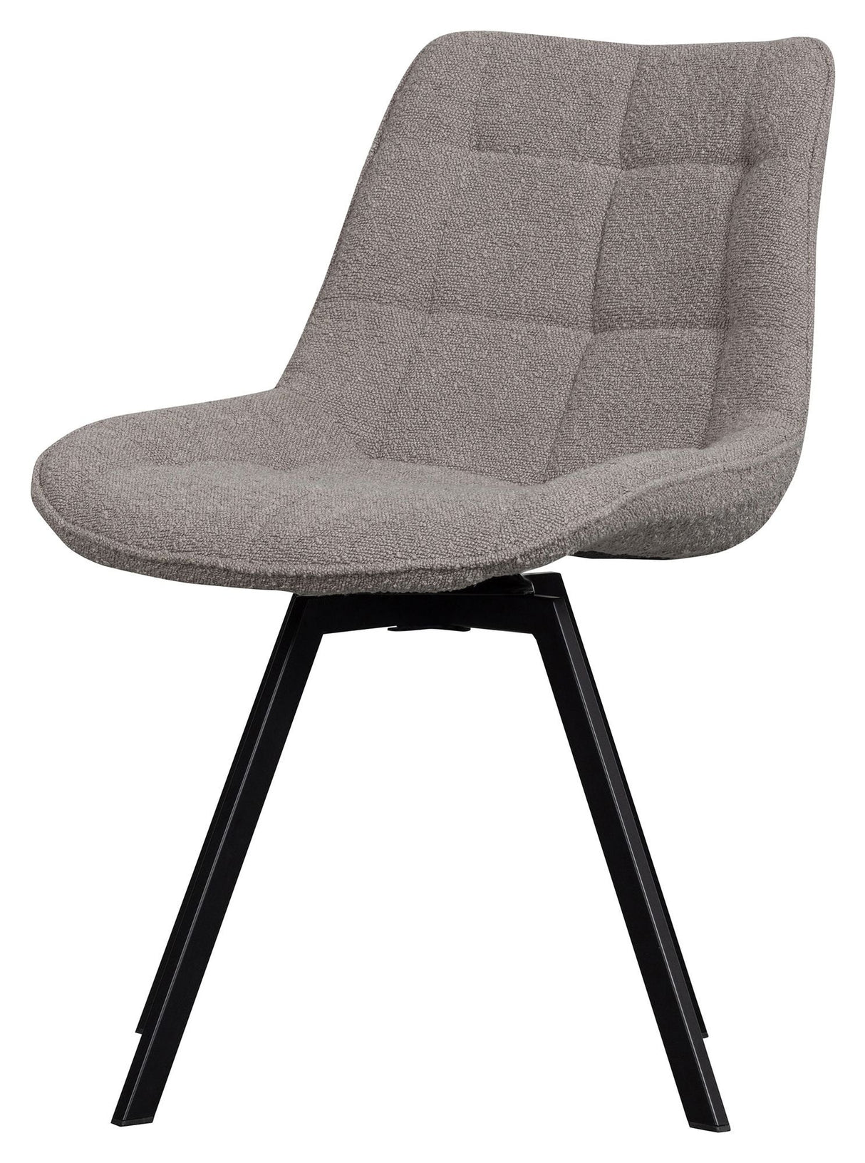 Sutton Dining Chair - Warm gray bouclé