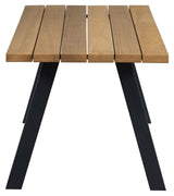 Woood Tablo Garden table with A-legs - Wood/Metal. 210x81