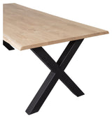 Woood Tablo Dining Table - Oak/X-Pin, 160x90