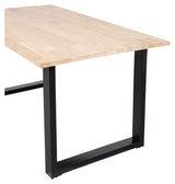 Woood Tablo Dining table - Untreated oak/U-leg, 160x90