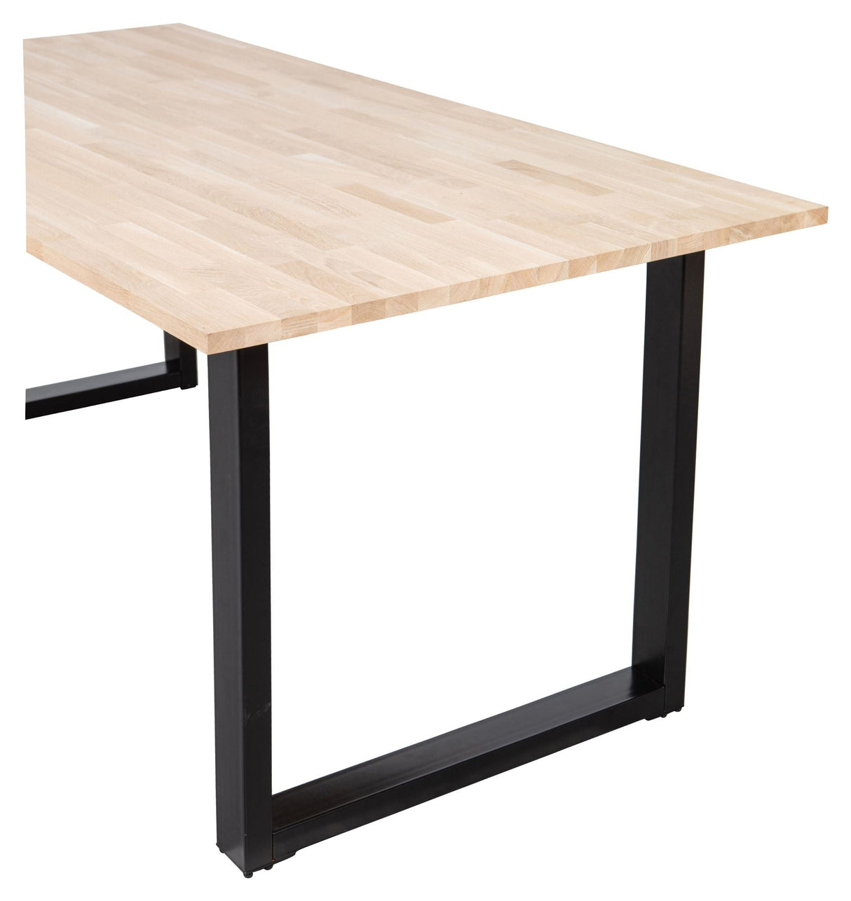 Woood Tablo Dining table - Untreated oak/U-leg, 200x90