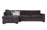 Woood - Thomas Corner sofa - Gray Fabric - left