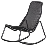 Tom Swing Chair Outdoor, Black Rattan/Metal