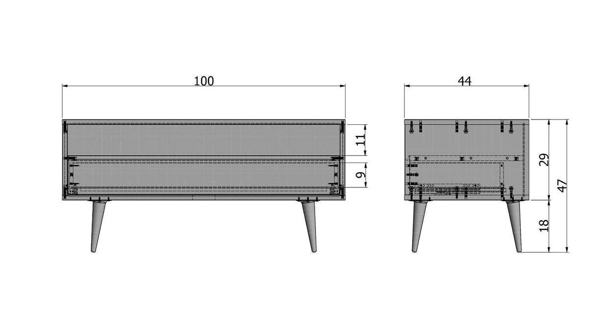 Woood - Tygo Table B100 cm - Oak