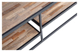 Woood Vic Coffee Table - Teak/Metal, 120x60