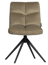 Vinny Swivel Chair, Smoke Green velvet