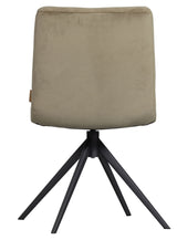 Vinny Swivel Chair, Smoke Green velvet