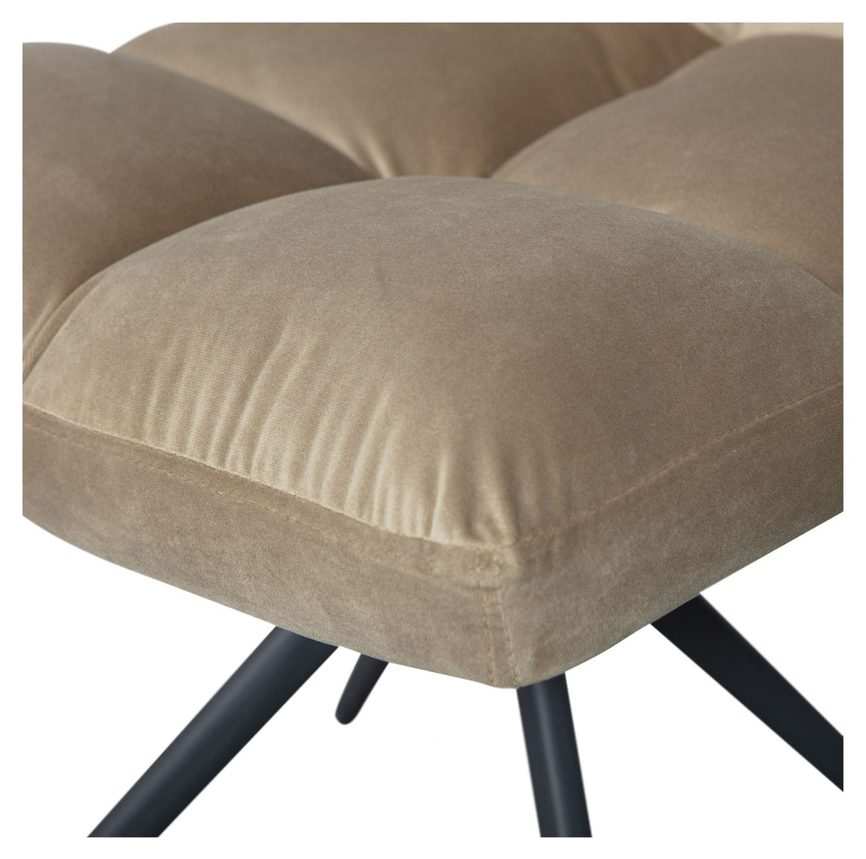 Vinny Swivel Chair, Smoke Green velvet