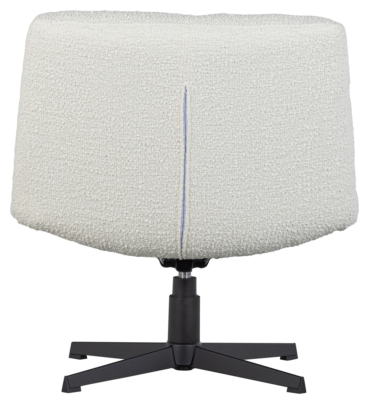 Vinny Lounge Chair w. swivel foot - Off-white bouclé