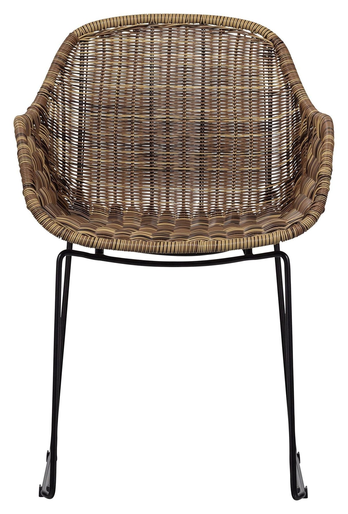 Willow Garden Chair w. armrests, Nature