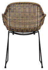 Willow Garden Chair w. armrests, Nature