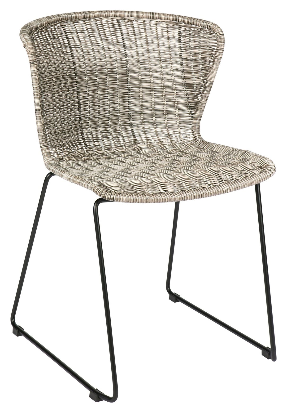 Wings Dining chair set w. 2, Sunkissed polyrattan