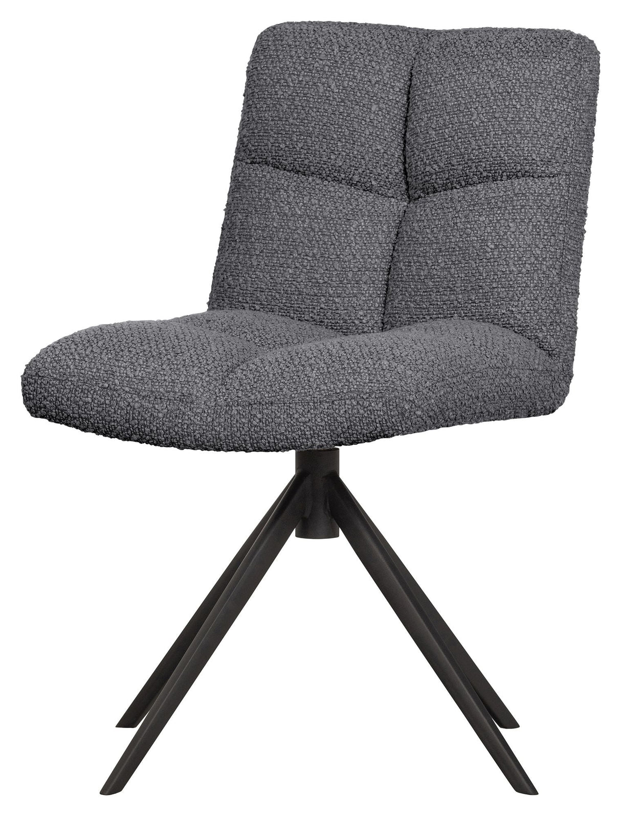 Winny Dining Chair - Anthracite bouclé