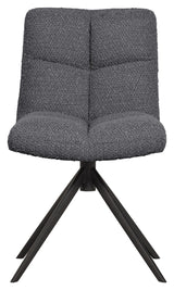 Winny Dining Chair - Anthracite bouclé