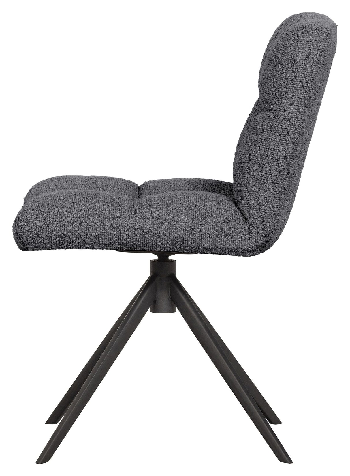 Winny Dining Chair - Anthracite bouclé