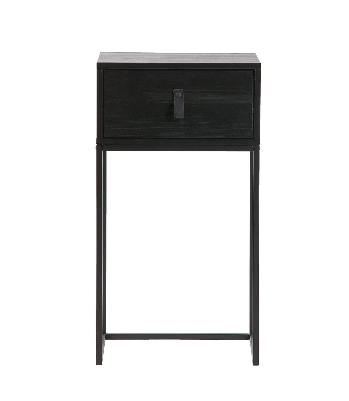 Zola Bedside table w/drawer - Black