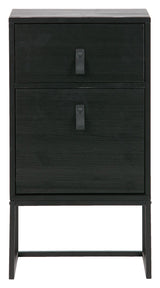 Zola Bedside Table - Black