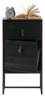 Zola Bedside Table - Black