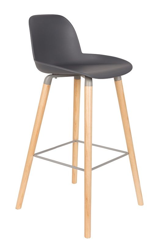 Zuiver Albert Kuip Barstool - Dark gray