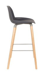 Zuiver Albert Kuip Barstool - Dark gray