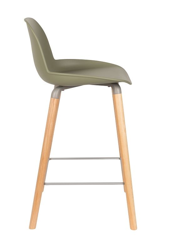 Zuiver Albert Kuip bar stool - Green, SH: 65cm