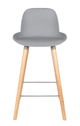 Zuiver Albert Kuip bar stool - Light gray, SH: 65cm