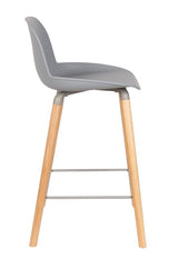 Zuiver Albert Kuip bar stool - Light gray, SH: 65cm