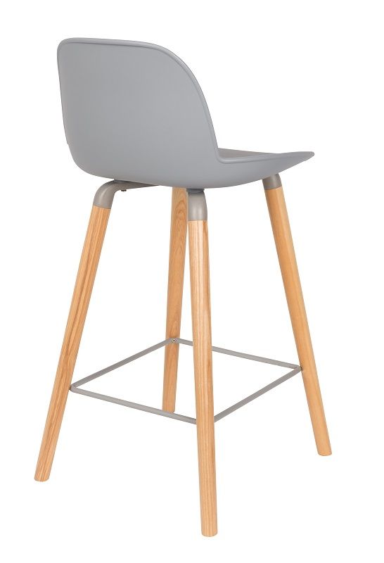 Zuiver Albert Kuip bar stool - Light gray, SH: 65cm