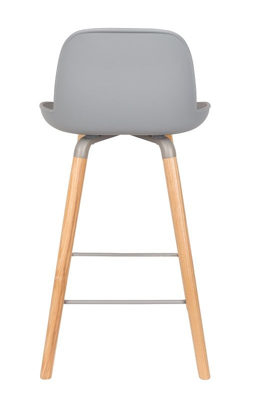 Zuiver Albert Kuip bar stool - Light gray, SH: 65cm