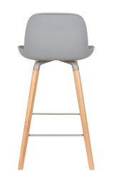 Zuiver Albert Kuip bar stool - Light gray, SH: 65cm