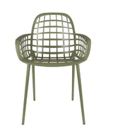 Zuiver Albert Kuip Garden Chair w/armrests, Green