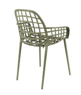 Zuiver Albert Kuip Garden Chair w/armrests, Green