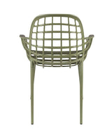 Zuiver Albert Kuip Garden Chair w/armrests, Green