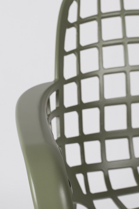 Zuiver Albert Kuip Garden Chair w/armrests, Green