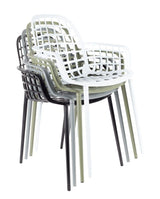 Zuiver Albert Kuip Garden Chair w/armrests - Light gray