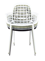 Zuiver Albert Kuip Garden Chair w/armrests - Light gray