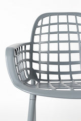 Zuiver Albert Kuip Garden Chair w/armrests - Light gray