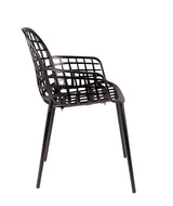 Zuiver Albert Kuip Garden Chair w/armrests - Black