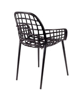 Zuiver Albert Kuip Garden Chair w/armrests - Black