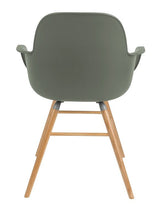 Zuiver Albert Kuip Dining chair armrest, Green