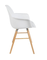 Zuiver Albert Kuip Dining Chair Armrest - White