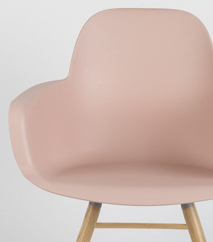 Zuiver Albert Kuip Dining chair armrests - Pink