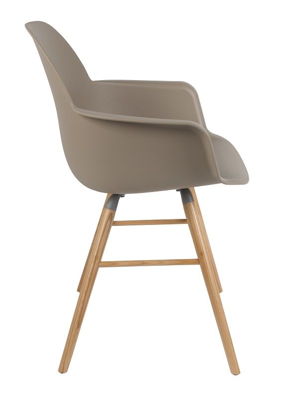 Zuiver Albert Kuip Dining chair armrests - Taupe