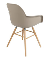 Zuiver Albert Kuip Dining chair armrests - Taupe