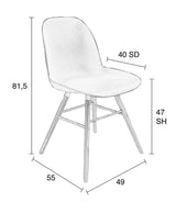 Zuiver Albert Kuip Dining Chair, Green