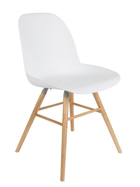 Zuiver Albert Kuip Dining chair - White plastic