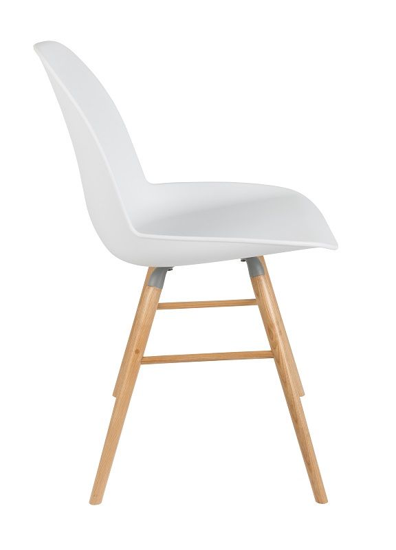 Zuiver Albert Kuip Dining chair - White plastic