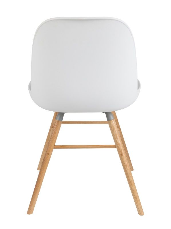 Zuiver Albert Kuip Dining chair - White plastic