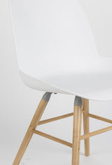 Zuiver Albert Kuip Dining chair - White plastic